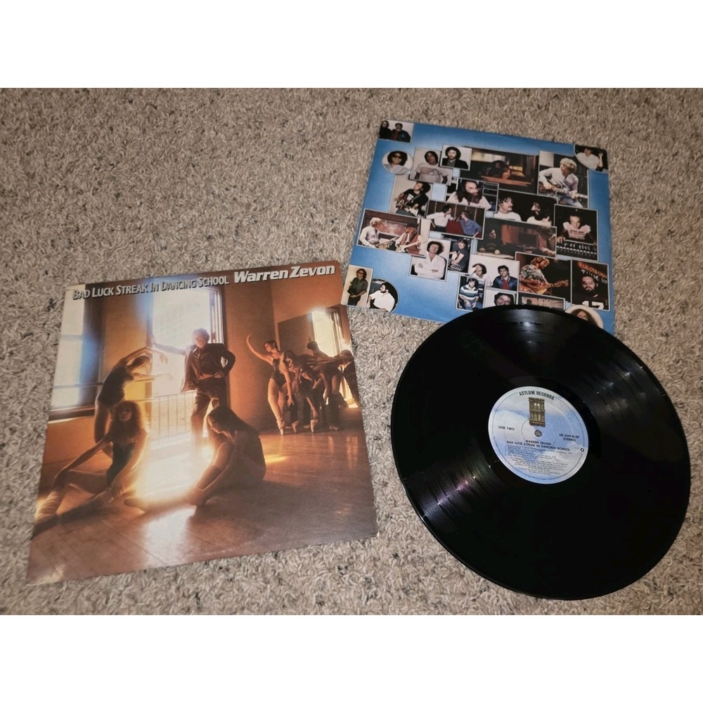 Warren Zevon Bad Luck Streak In Dancing School LP 1980 Asylum 5E 509 Vinyl